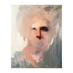 北欧性冷淡小众装饰画人物抽象油画玄关走廊挂画酒店工作室壁画