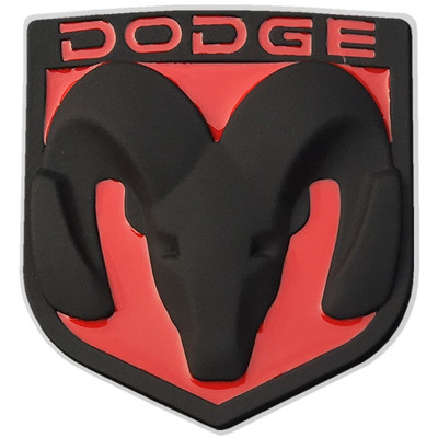 DODGE道奇公羊头酷威车标酷博中网改装饰品金属车贴个性车尾标