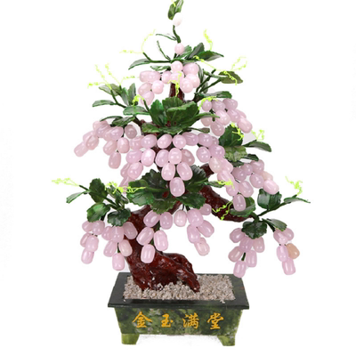 玉石盆景葡萄树老桩创意家居礼品