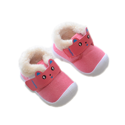 步鞋冬天软底加绒婴幼儿棉鞋