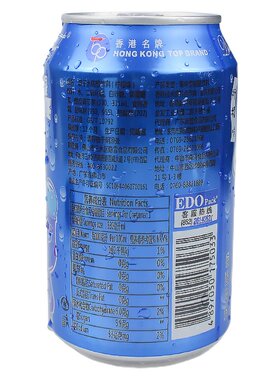 edopack柠檬味罐装碳酸饮料
