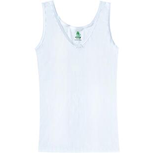 AB内衣女士纯棉中老年大码无袖汗衫夏季薄款家居睡衣宽边背心8191