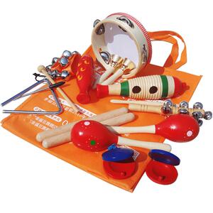 奥尔夫乐器套装10件儿童打击乐器组合幼儿园小学音乐课乐器教玩具