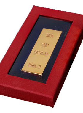 合金仿真金条金砖样品镀金色假