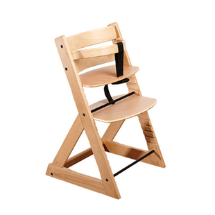 高脚凳简易儿童饭桌餐椅木质成长椅实木宝宝学吃饭座椅家用空间大