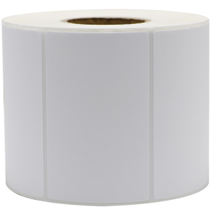 书写纸不干胶标签40-100mm15x20x25x30x35x45x50x60x70卷装条码纸亚光服装吊牌贴纸碳带打印空白合格证定制做