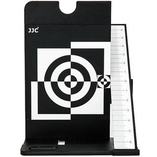 JJC 适用于佳能尼康适马单反相机镜头测焦板 镜头跑焦调焦器 自动对焦微调摄影板 跑焦失焦校正 对焦测试卡