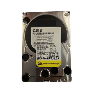 WD/西数2TB硬盘 企业级电脑台式机械2tb游戏黑盘2T机械兼监控固态