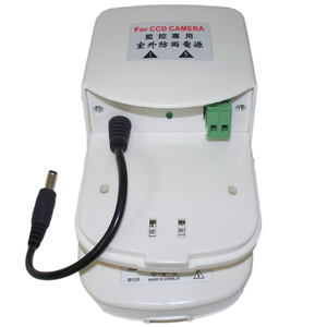 监控头DC12V2A防雨水电源 红外网络摄像机室外稳变压器白色适配器