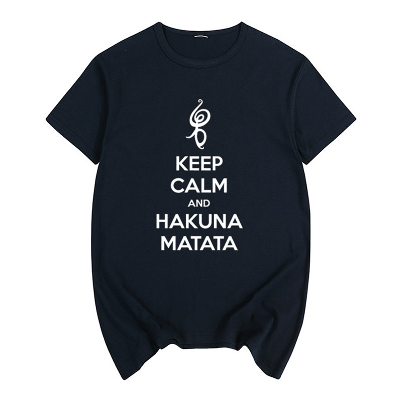 Keep Calm and Hakuna Matata 保持冷静 狮子王 男女装 短袖 T恤