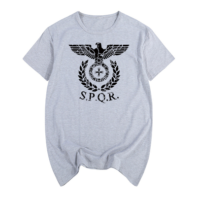 roman eagle camp jupiter spqr罗马共和国军事复古短袖T恤男女