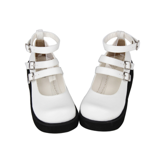 新款双带大圆头松糕娃娃鞋洛丽塔女鞋LOLITA女鞋       9633