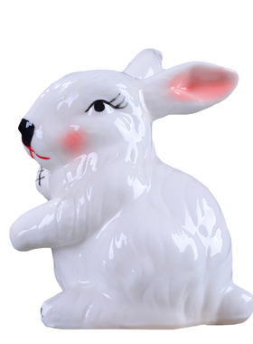 黄色公鸡风水夫妻礼物德化陶瓷