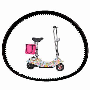 冰岚小海豚小型迷你折叠电动滑板车皮带加厚535 5M15同步带传送带