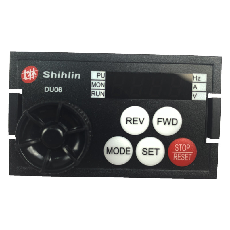 士林变频器SS2系列外按控制面板DU06显示面板频率可调面板