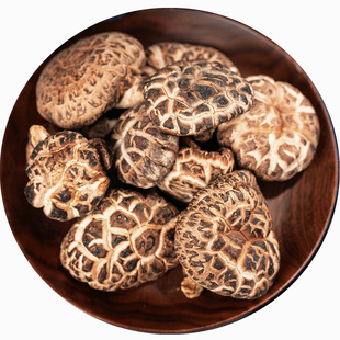 新货椴木野生天白花菇干货神农架房县小花菇香菇厚冬蘑菇特产