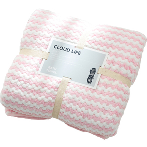 CLOUD LIFE浴巾毛巾套装阳离子日式现代印花超强吸水不掉毛浴巾
