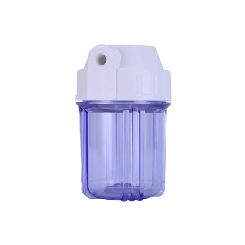 5寸滤瓶净水器滤芯外壳pp棉透明瓶滤桶前置过滤纯水机2配件筒4分