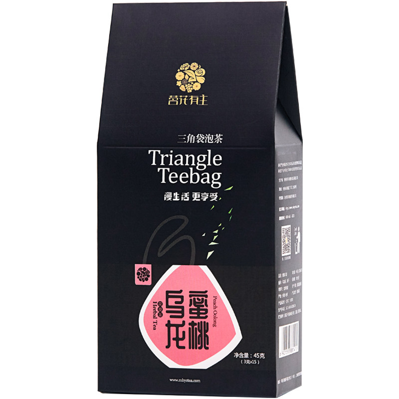 茗花有主茶蜜桃乌龙茶白桃乌龙冷萃花茶水果茶冷泡茶袋茶包花果茶