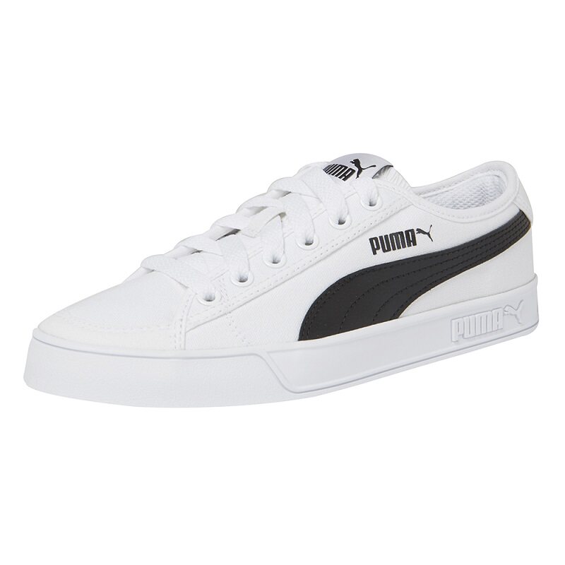PUMA SMASH 彪马皮质帆布白黑情侣运动板鞋365968  367308 359622