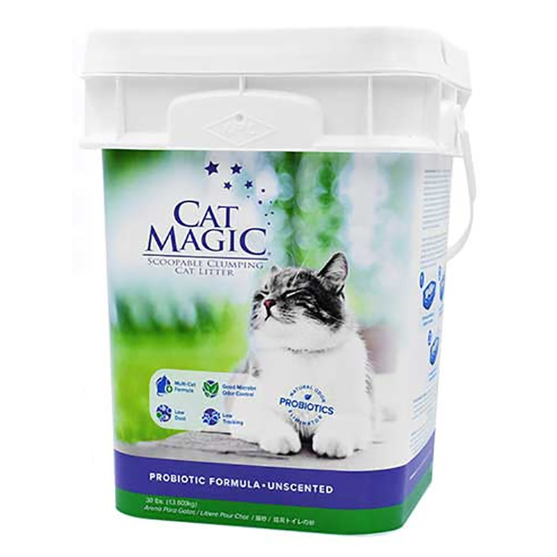 美国CatMagic喵洁客膨润土猫砂猫沙活性炭30磅14磅13.6