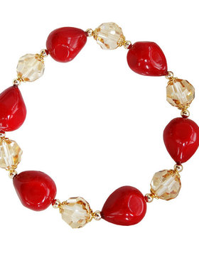 吉祥红色好运手链水晶原创时尚