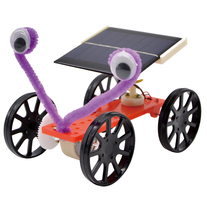 C0314 星球探索号 太阳能赛车 新能源科技车模型 太阳能小车