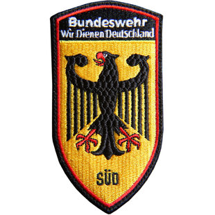 德国进口德军原品户外魔术贴刺绣臂章纪念士气配饰背包服饰布徽章