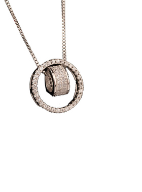 微镶锆石女士甜美风生日礼物吊坠