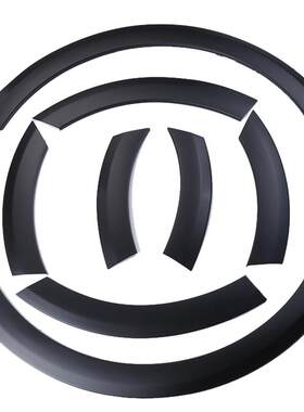 奥迪改装专用挡泥胶条防刮蹭轮眉