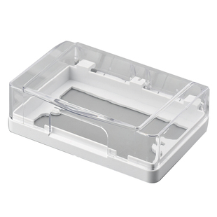 118型小号 开关卫生间六孔电源插座防水盒 二位浴室防溅盒 保护罩