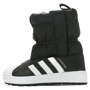Adidas/阿迪达斯正品 三叶草新款小童休闲经典运动雪地靴B22502