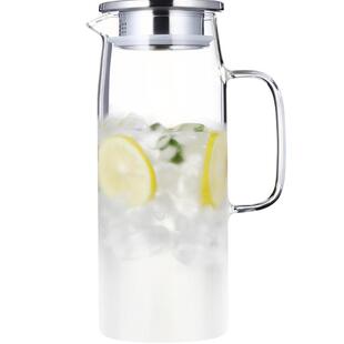 玻璃凉水壶耐热高温防爆大容量冷水壶家用凉白开水瓶水杯茶壶套装