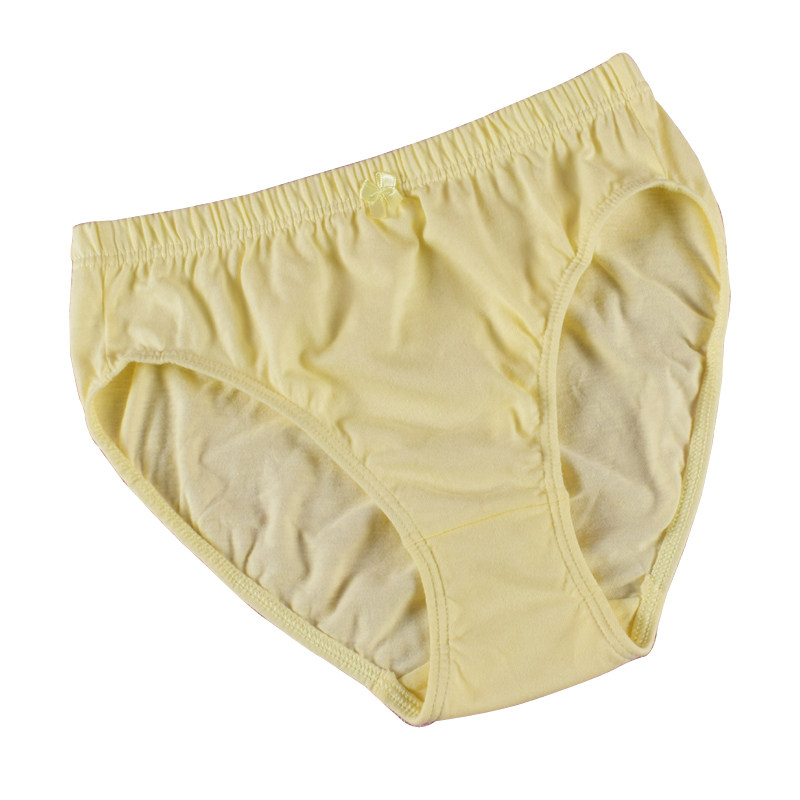 正品蝶安芬100%全棉女式三角裤中腰女士纯棉妈妈内裤中老年加大码