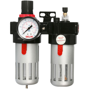 德力西气源二联件油水分离过滤器减压阀AFC/AFR/AR2000 BFC BFR