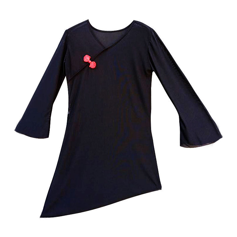 祎舞衣瑜伽服古典舞蹈服女幼师练功服古中国风飘逸身韵纱衣演出服