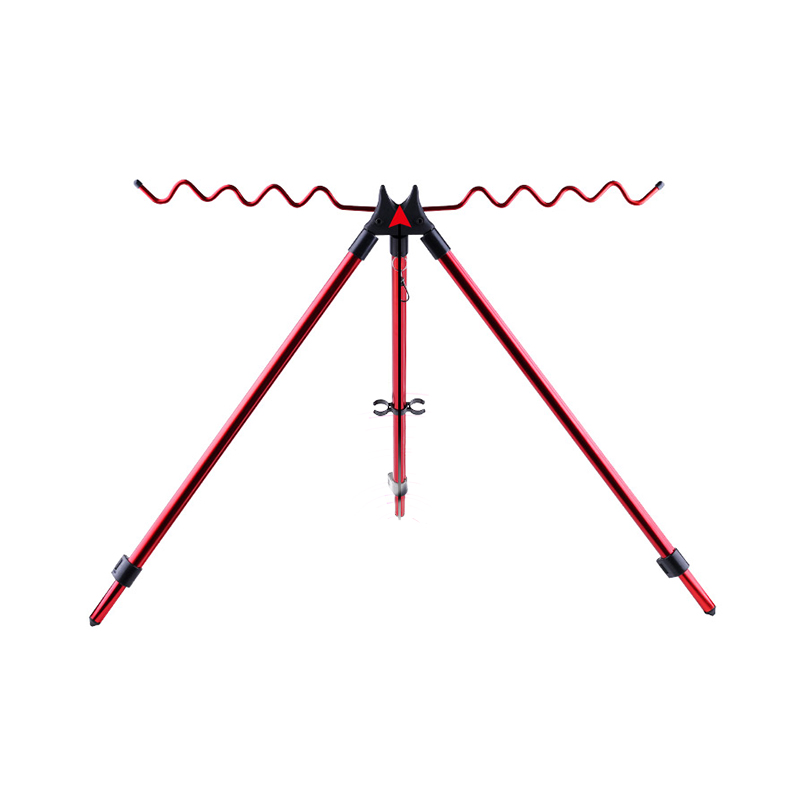海竿支架三脚架多功能抛竿矶钓竿炮台架大号钓鱼支架地插铝合金