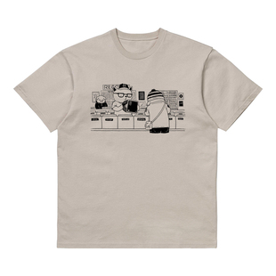 动物朋友唱片店黑胶店小猪小熊涅槃平克弗洛伊德地下丝绒短袖T恤