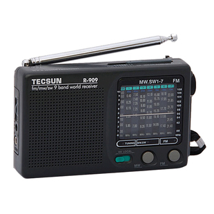 德生R-909便携式收音机老人专用全波段老式半导体小型老年人复古