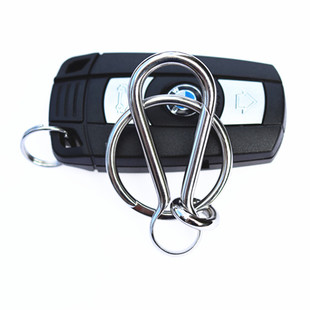 纯手工不锈钢钥匙扣汽车男士钥匙扣创意复古钥匙扣YSK666精致简约