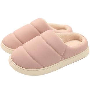 冬天棉拖鞋女厚底居家家用室内拖鞋男秋冬季情侣拖鞋保暖毛毛拖鞋