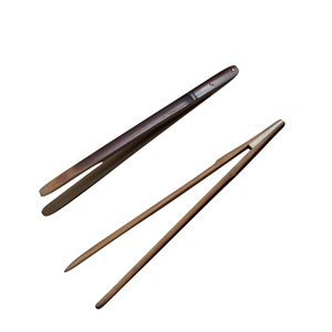 纯铜手工锤纹杯夹 黄铜茶杯夹 茶夹洗杯夹 功夫茶具茶镊 配件茶道