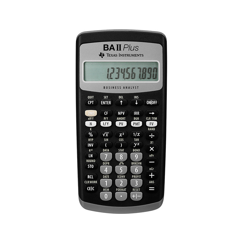德州仪器TI BA II plus理财金融计算器FRM/CFA/CMA一二级考试baii