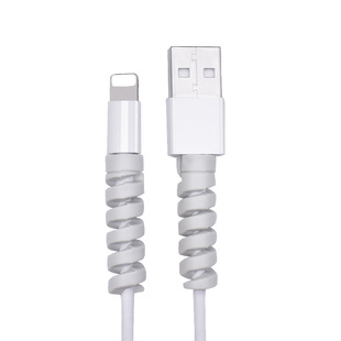 螺旋数据线保护套适用苹果华为安卓vivo通用iphone数据线防折断裂