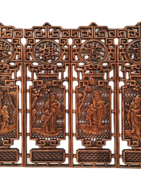 东阳客厅木雕玄关仿古壁挂装饰画