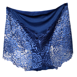 2条包邮超特加大码内裤高腰胖mm200斤加肥加大蕾丝女士内裤春夏薄