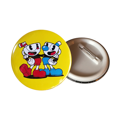 茶杯头胸章挂饰吧唧游戏周边