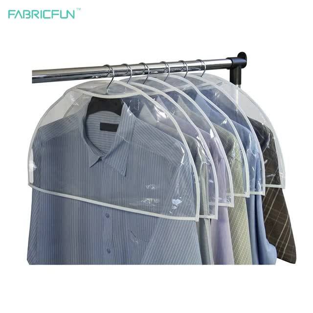 Large Clear Vinyl Peva Showerproof Closet Clothes Suit Garment