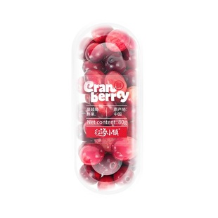 Cranberry新鲜蔓越莓鲜果红海小镇女性脆酸水果黑龙江抚远浆果