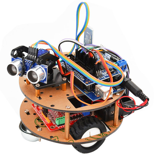 小乌龟智能车小车底盘DIY学习套件机器人无线控制适用arduino开发